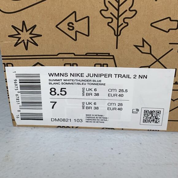 Nike Wmns Juniper Trail 2 NN White Green Women’s Running Shoes Sz 8.5 DM0821-103 - Picture 8 of 9